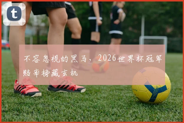 不容忽视的黑马，2026世界杯冠军赔率榜藏玄机